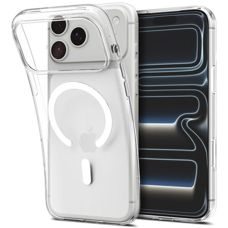 iPhone 18 Pro Max / 17 Pro Max Spigen Liquid Crystal Bagside Cover - MagSafe Kompatibel - Gennemsigtig