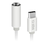 SBS USB-C til 3,5 mm Jackstick Adapter - Hvit