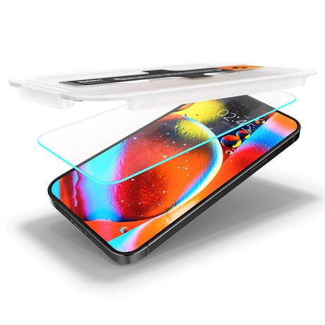 iPhone 14 Plus / 13 Pro Max Spigen EZ Fit Glas.tR Beskyttelsesglass 2 stk. - Case Friendly - Gjennomsiktig