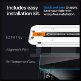 iPhone 15 Pro Max Spigen EZ Fit Glas.tR Beskyttelsesglass 2 stk. - Personvernfilter - Veskevennlig - Gjennomsiktig