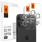iPhone 16 Pro / 16 Pro Max / 15 Pro / 15 Pro Max / 14 Pro / 14 Pro Max Spigen EZ Fit. tR Optik Pro Kameralinse Beskyttelse - 2 Stk - Gennemsigtig