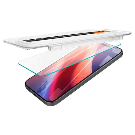 iPhone 16 Pro Max Spigen EZ Fit Glas.tR Skjermbeskytter 2. del - Veskevennlig - Gjennomsiktig