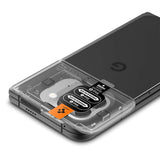 Google Pixel 9 Pro Fold - Spigen herdet glass kameralinsebeskytter - 2-pakning - Gjennomsiktig