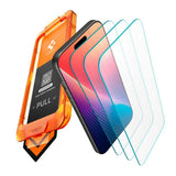 iPhone 17 Pro Max Spigen Beskyttelsesglas m. AlignMaster - 3 stk. - Gennemsigtig
