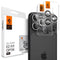 iPhone 17 Pro / 17 Pro Max / 16 Pro / 16 Pro Max / 15 Pro / 15 Pro Max / 14 Pro / 14 Pro Max Spigen Glass tR EZ Fit Optik Pro Kameraglas - 2 stk - Sølv