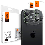 Spigen - iPhone 17 - Glass tR EZ Fit Optik Pro Kameralinsebeskyttelsesglas - 2 stk - Grøn