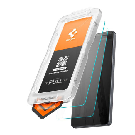 Spigen Samsung Galaxy S26 Ultra Glass tR EZ Fit Pro HD Skærmglas - 2 stk - Gennemsigtig