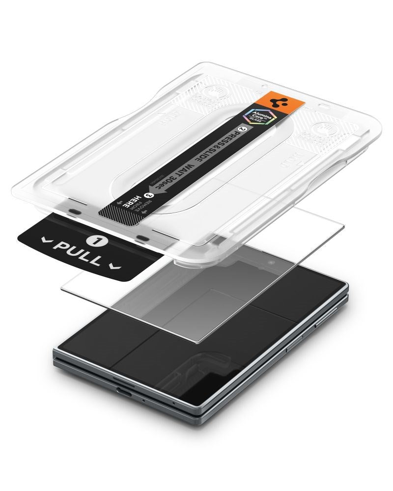 Spigen Samsung Galaxy Z Fold8 Glass tR EZ Fit Pro HD Skærmglas - 2 stk - Gennemsigtig