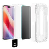 iPhone 18 Pro Spigen Glass tR EZ Fit Pro HD Privacy Skærmbeskyttelsesglas - Gennemsigtig