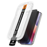 iPhone 18 Pro Max / 17 Pro Max Spigen Glass tR EZ Fit Pro HD Privacy Skærmbeskyttelsesglas - 2 stk - Gennemsigtig