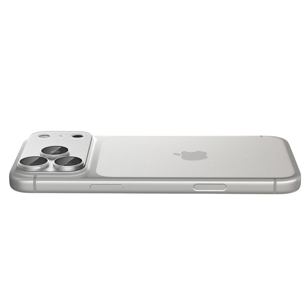iPhone 18 Pro Spigen Glass tR EZ Fit Optik Pro XL Kamerabeskytter - Sølv