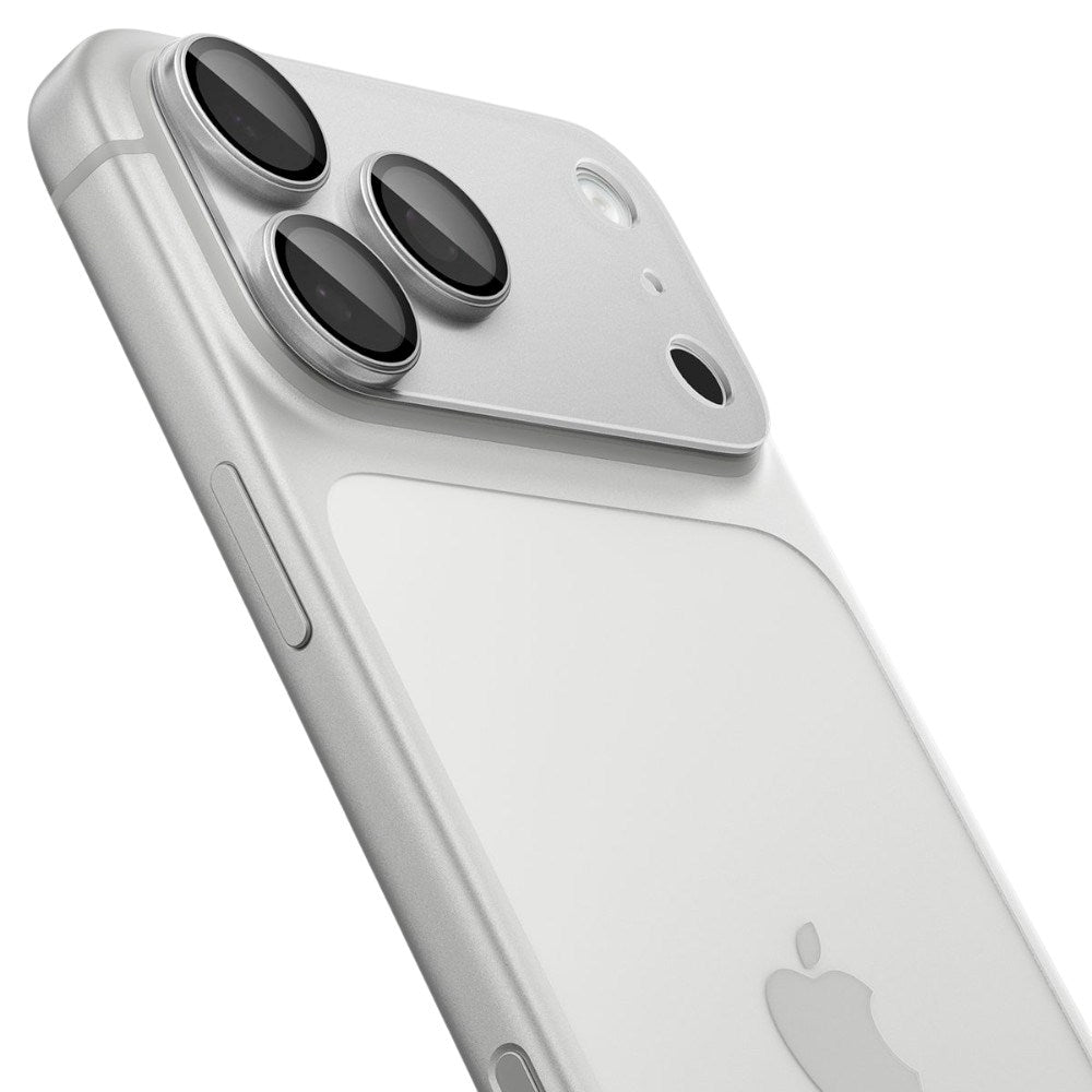 iPhone 18 Pro Max Spigen Glass tR EZ Fit Optik Pro XL Kamerabeskytter - Sølv