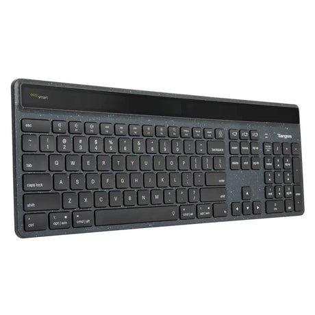 Targus EcoSmart Trådløst Bluetooth Tastatur (Apple, Android, Windows) - Nordisk - Sort