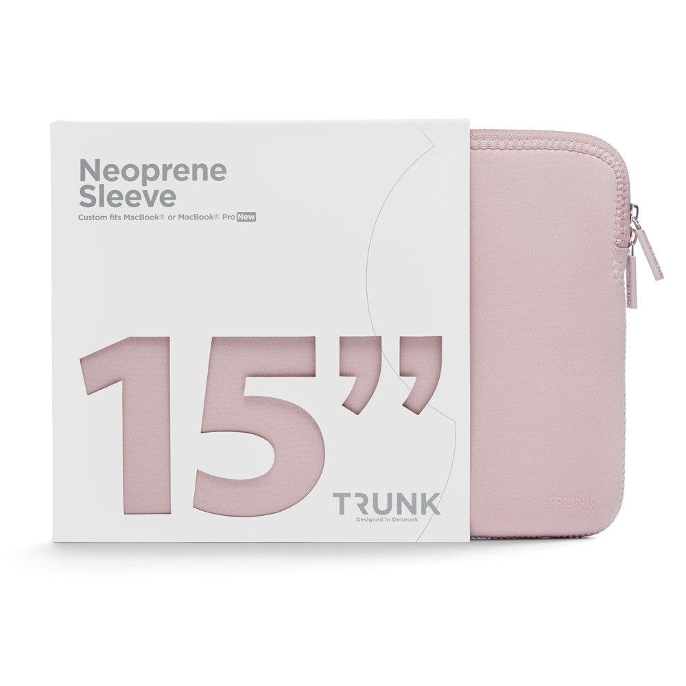 Trunk - Neoprene Sleeve - MacBook 15" (34 x 23.5 x 1 cm) - Warm Rose