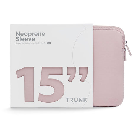 Trunk - Neoprene Sleeve - MacBook 15" (34 x 23.5 x 1 cm) - Warm Rose