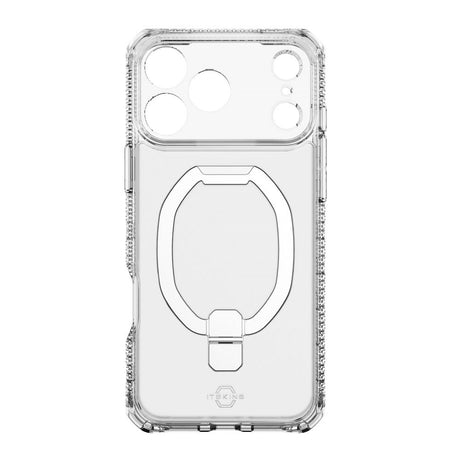 iPhone 17 Pro Max ITSKINS Hybrid Vapor Stand Case - MagSafe Kompatibel - Gennemsigtig