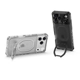 iPhone 17 Pro Max ITSKINS Hybrid Vapor Stand Case - MagSafe Kompatibel - Gennemsigtig