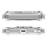 iPhone 17 Pro Max ITSKINS Hybrid Vapor Stand Case - MagSafe Kompatibel - Gennemsigtig
