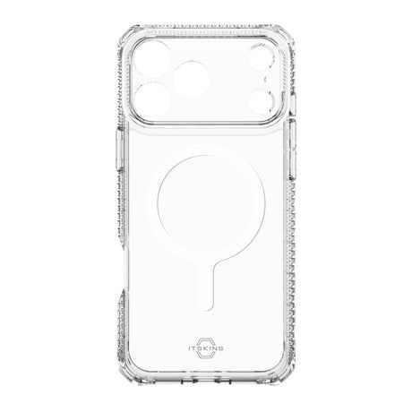 iPhone 17 Pro ITSKINS Hybrid MagClear Case - MagSafe Kompatibel - Gennemsigtig