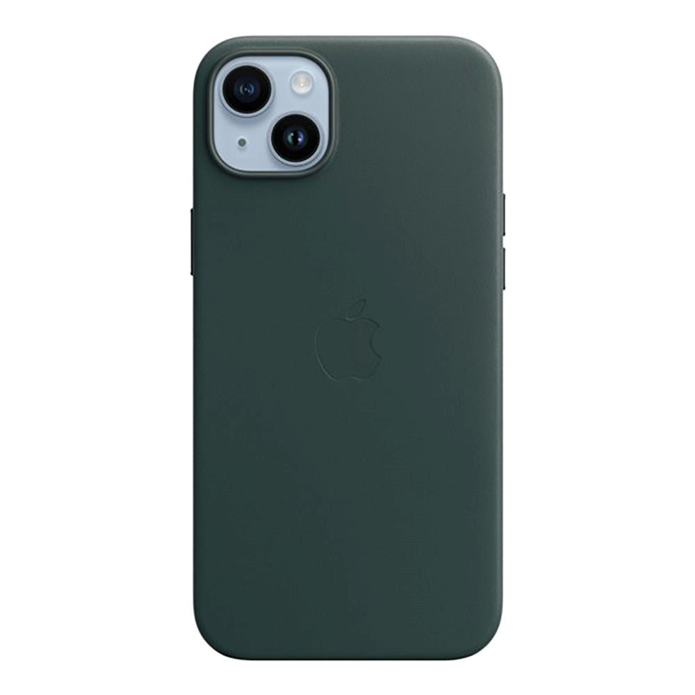 Originalt Apple iPhone 14 Plus Leather MagSafe Back Cover Forest Green (MPPA3ZM/A)