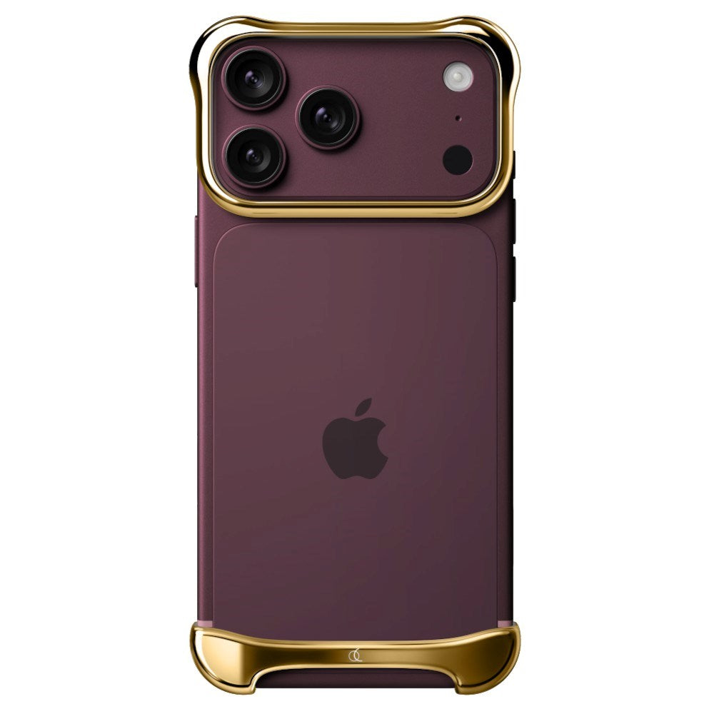 Arc Pulse Aluminum Bumper Cover - iPhone 18 Pro - Gold