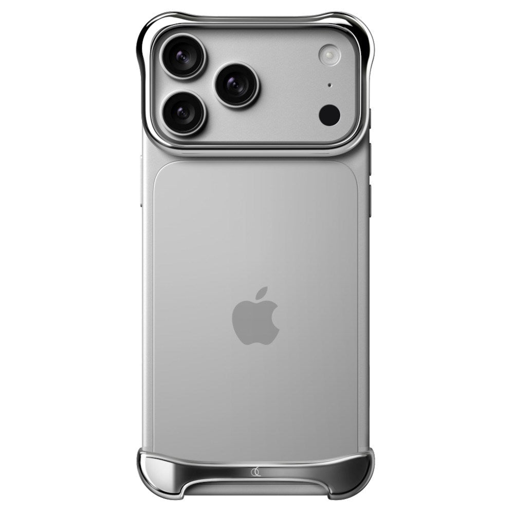 Arc Pulse Aluminum Bumper Cover - iPhone 18 Pro - Silver