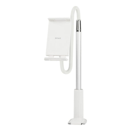 Deltaco Bordholder til Mobil & Tablet - 125 til 190 mm - Hvid