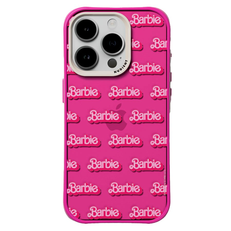 Nudient Form Case iPhone 15 Pro Bakdeksel - Barbie Grid
