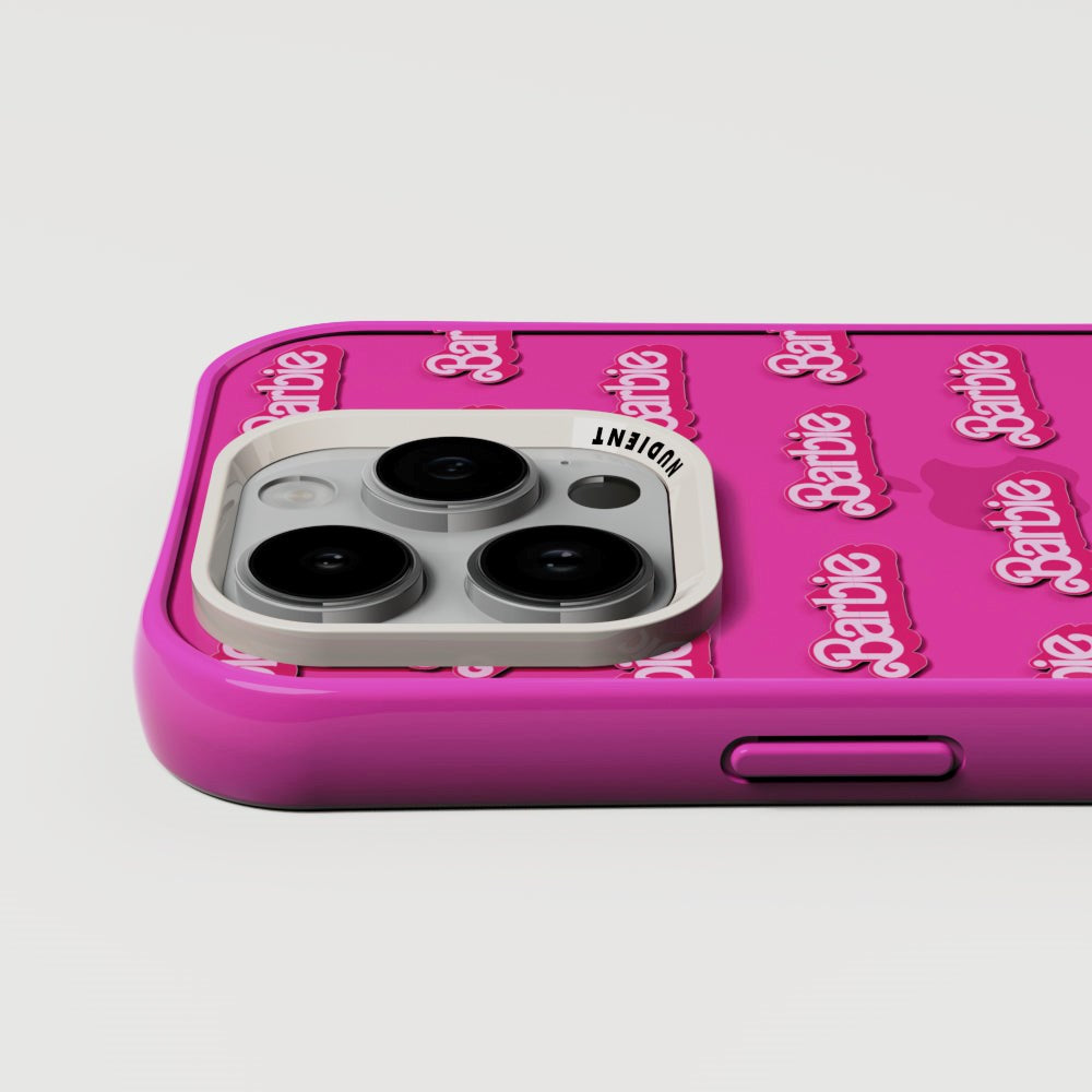 Nudient Form Case iPhone 14 Pro Bakdeksel - Barbie Grid