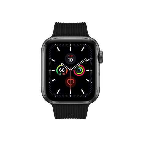 Apple Watch (38/40/SE/41/42 mm) Native Union Curve Strap Silikon Smartwatch-rem - Svart