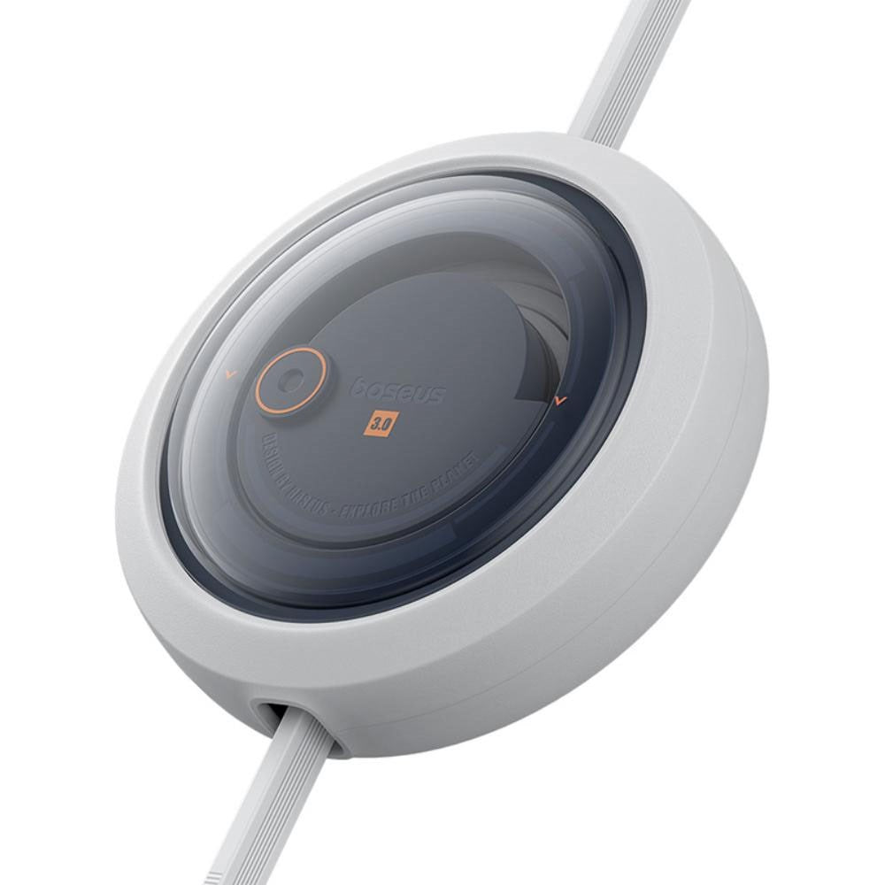 Baseus Free2Draw 3-i-1 Udtrækkeligt Multikabel - 1.1m - Hvid