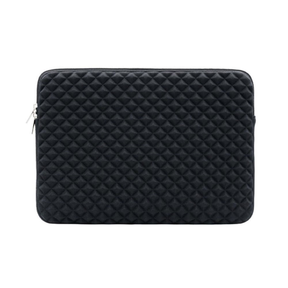 Shockproff Grid Sleeve (15,6") for Macbook/laptop (38 x 26,5 cm) - Svart