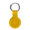 AirTag silikonetui m. Rund karabinkrok - Gul