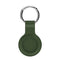 AirTag silikonetui m. Rund karabinkrok - Grønn