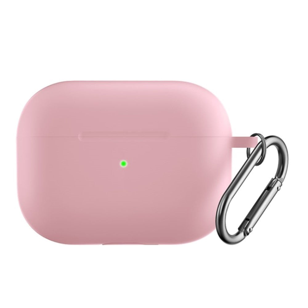 Apple Airpods Pro 2nd Gen (2022) Silikondeksel m. Hake - Rosa