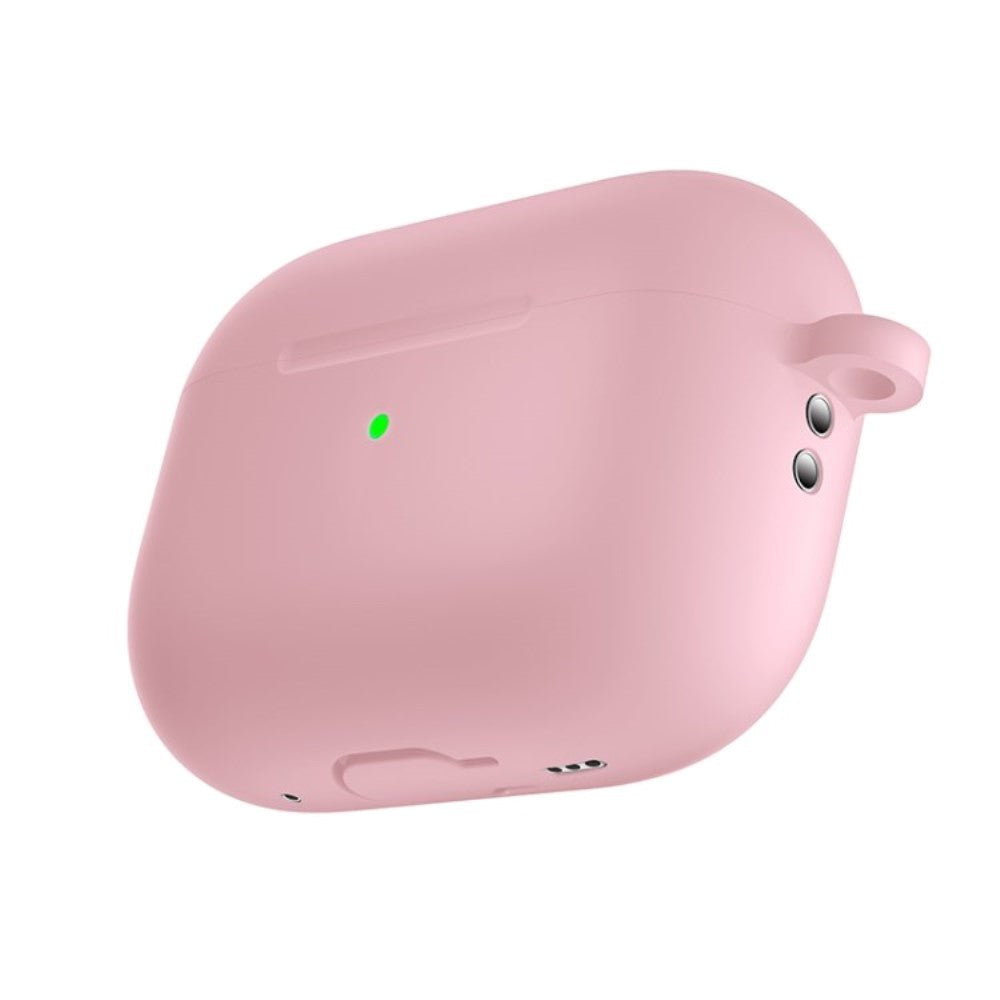 Apple Airpods Pro 2nd Gen (2022) Silikondeksel m. Hake - Rosa