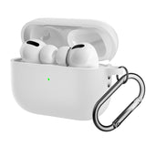Apple Airpods Pro 2nd Gen (2022) Silikondeksel m. Hake - Hvit