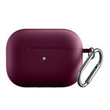 Apple Airpods Pro 2nd Gen (2022) Silikondeksel m. Hage - Bordeaux