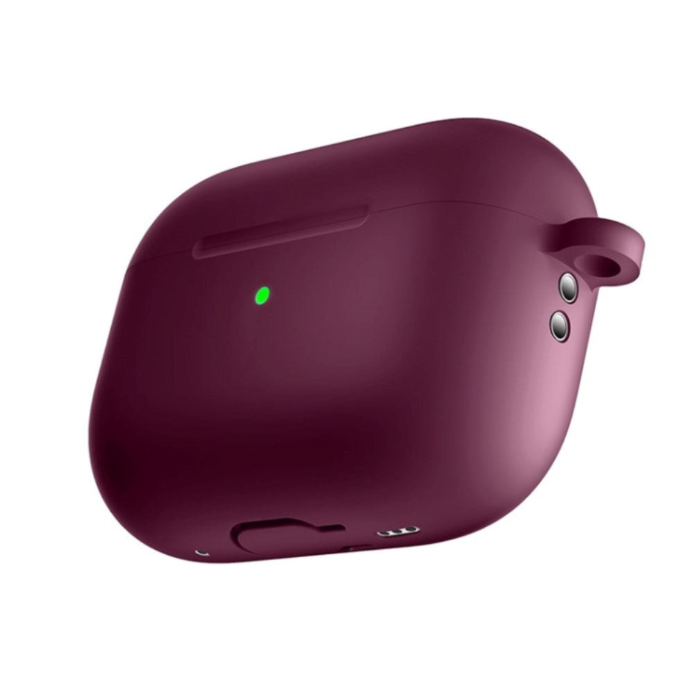 Apple Airpods Pro 2nd Gen (2022) Silikondeksel m. Hage - Bordeaux