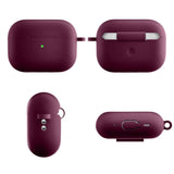 Apple Airpods Pro 2nd Gen (2022) Silikondeksel m. Hage - Bordeaux