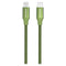 GreyLime 60W flettet USB-C til USB-C-kabel 2 meter - Grønn