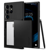 Samsung Galaxy S24 Ultra Spigen Slim Armor CS Deksel - Svart
