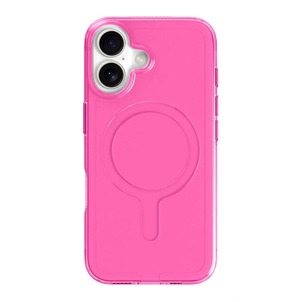 agood company iPhone 16 CLRPRTCT 100 % resirkulert plastdeksel - Gjennomsiktig / Candy Pink