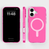 agood company iPhone 16 CLRPRTCT 100 % resirkulert plastdeksel - Gjennomsiktig / Candy Pink