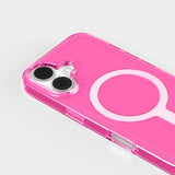 agood company iPhone 16 CLRPRTCT 100 % resirkulert plastdeksel - Gjennomsiktig / Candy Pink