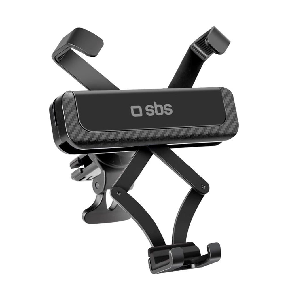 SBS New Jersey Gravity Mobiltelefonholder for bil - Max Mobile: 105 x 35 mm - Svart