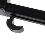 Universal nakkestøtte 360 ​​Degree Safefit Bilnettbrettholder - Max Tablet: 200 x 300 mm - Svart