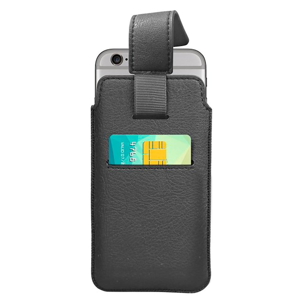 SBS Universalhylse m. Kortlomme - (Maks størrelse: 158 x 78 x 8 mm) - Sort