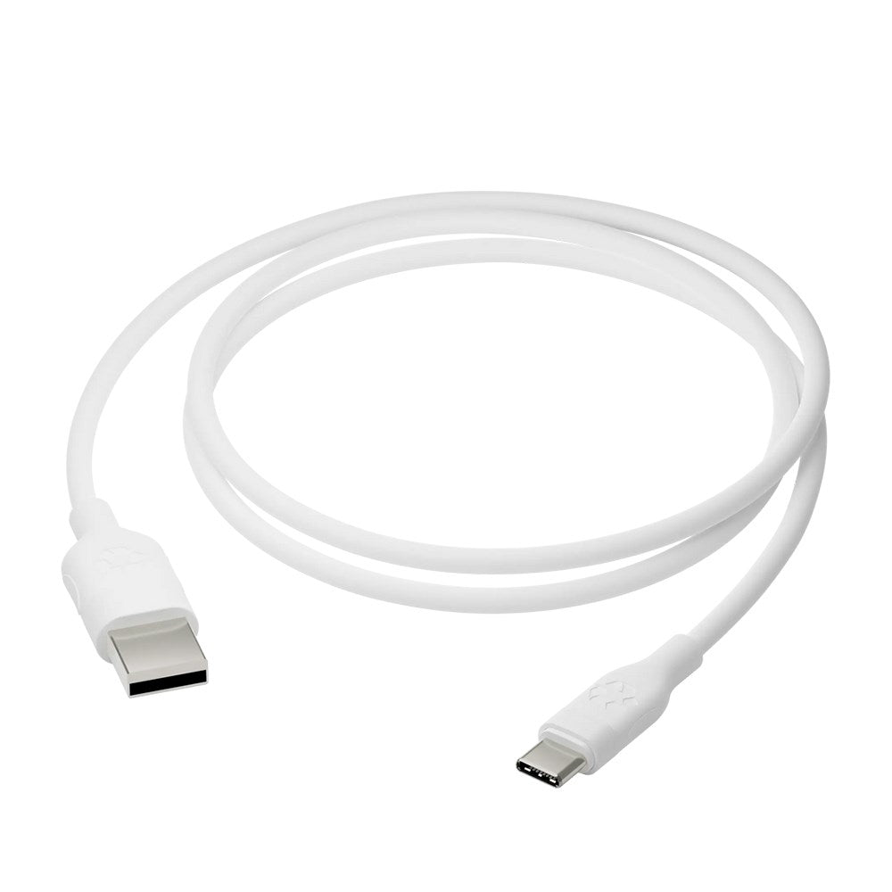 dbramante1928 USB-A til USB-C ladekabel i resirkulert plast - 36W - 2,5M - Hvit