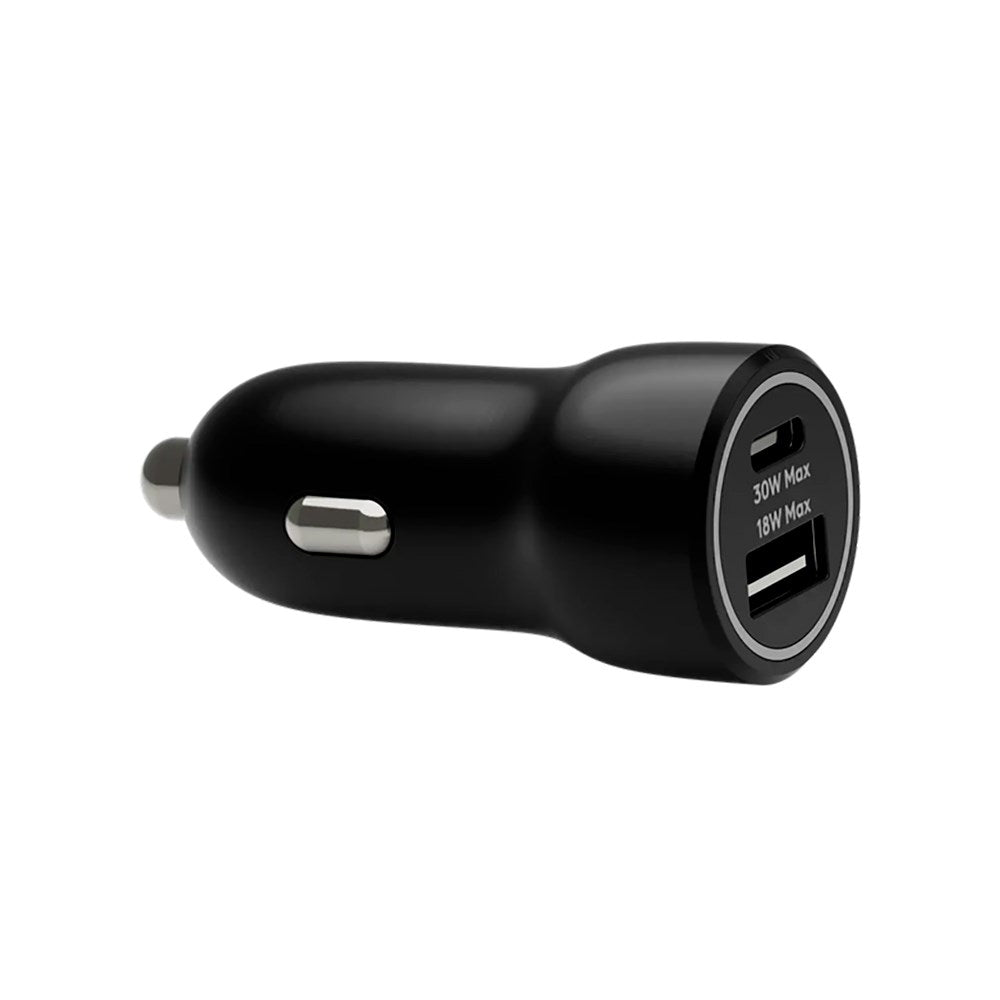 dbramante1928 USB-C 30W + USB-A 18W billader – Bærekraftig - Rask lading - Svart 